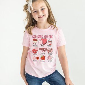 God Says I Am Youth & Toddler Tee